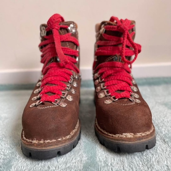 Vintage Kinny Colorado Suede Leather Hiking Boots- Unisex - Picture 2 of 10